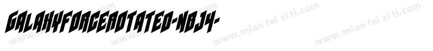 GalaxyForceRotated-nBj4字体转换