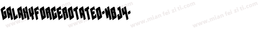 GalaxyForceRotated-nBj4字体转换