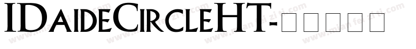 IDaideCircleHT字体转换