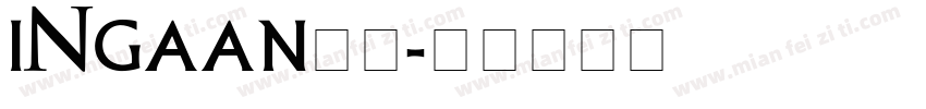 iNgaan字体字体转换