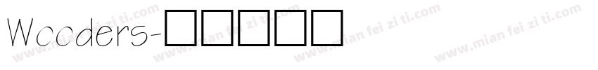 Wooders字体转换
