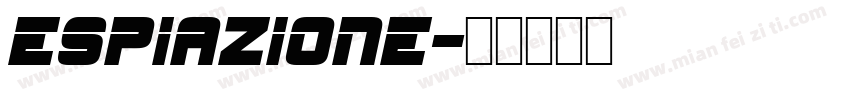 espiazione字体转换