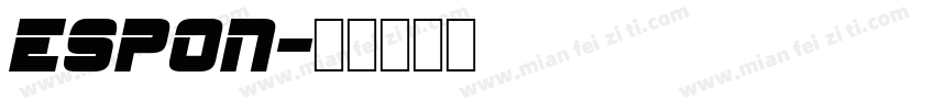 espon字体转换