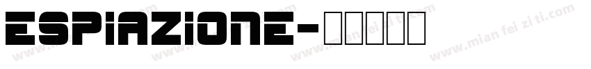 espiazione字体转换