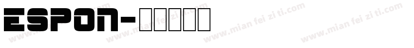 espon字体转换