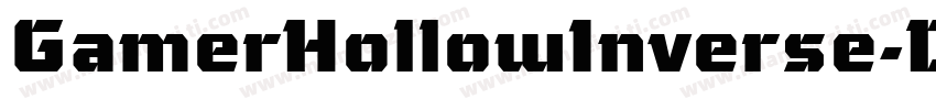 GamerHollowInverse-D4ZR字体转换