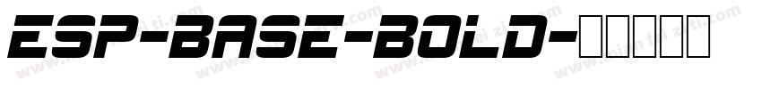 esp-base-bold字体转换