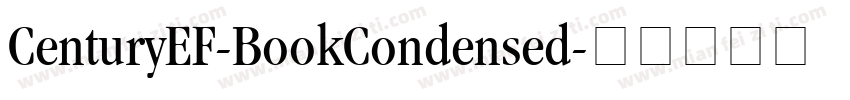 CenturyEF-BookCondensed字体转换