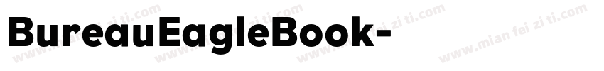BureauEagleBook字体转换