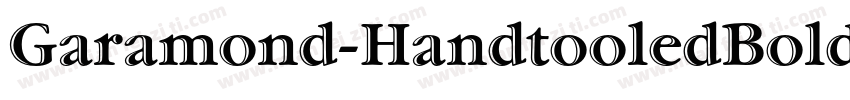 Garamond-HandtooledBold字体转换