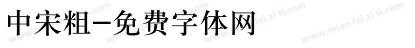 中宋粗字体转换