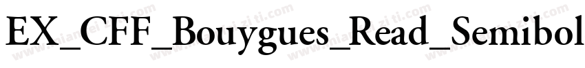 EX_CFF_Bouygues_Read_SemiboldBold字体转换