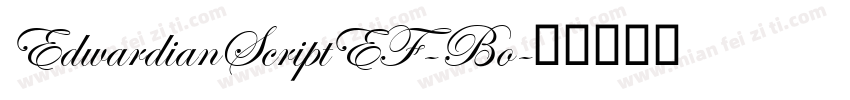 EdwardianScriptEF-Bo字体转换