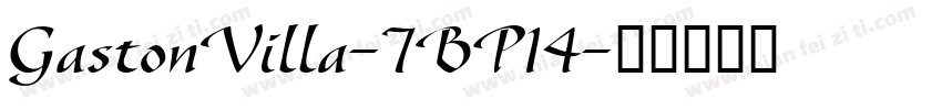 GastonVilla-7BP14字体转换