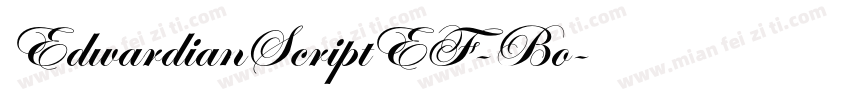 EdwardianScriptEF-Bo字体转换