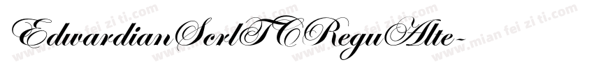 EdwardianScrlTCReguAlte字体转换