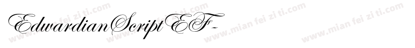 EdwardianScriptEF字体转换