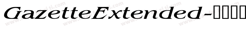 GazetteExtended字体转换