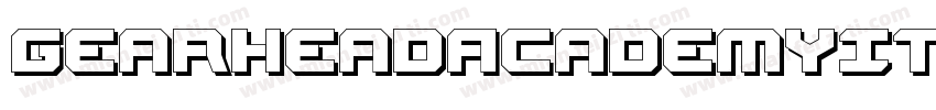 GearheadAcademyItalic-LXWy字体转换
