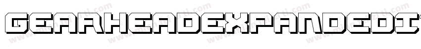 GearheadExpandedItalic-O41o字体转换