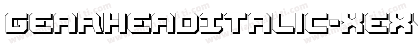 GearheadItalic-xeXV字体转换