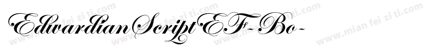 EdwardianScriptEF-Bo字体转换