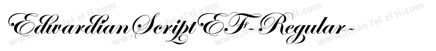 EdwardianScriptEF-Regular字体转换