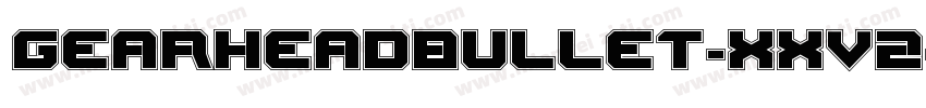 GearheadBullet-Xxv2字体转换