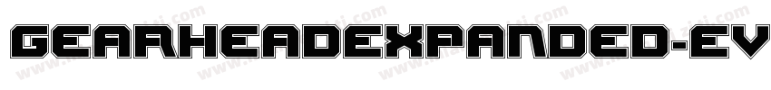GearheadExpanded-EvLg字体转换