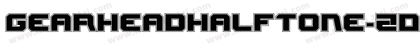 GearheadHalftone-ZD7l字体转换