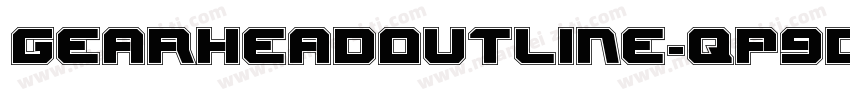GearheadOutline-qP9d字体转换