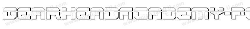 GearheadAcademy-P0RP字体转换