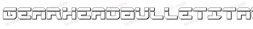 GearheadBulletItalic-gYn3字体转换