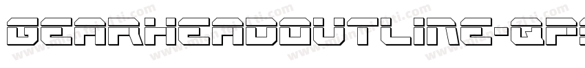 GearheadOutline-qP9d字体转换