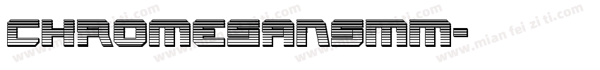 ChromeSansMM字体转换