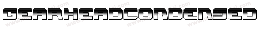 GearheadCondensed-03yr字体转换