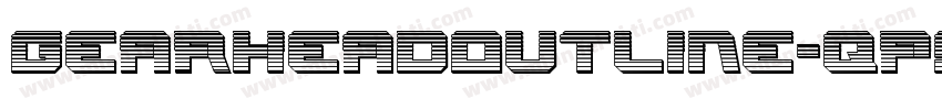 GearheadOutline-qP9d字体转换