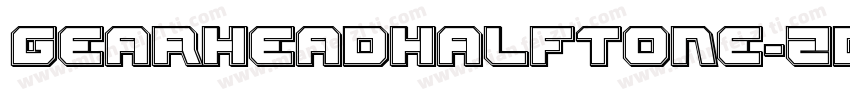 GearheadHalftone-ZD7l字体转换