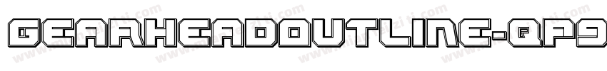 GearheadOutline-qP9d字体转换