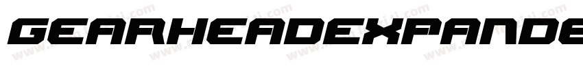 GearheadExpanded-EvLg字体转换