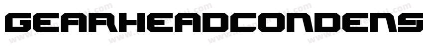 GearheadCondensed-03yr字体转换