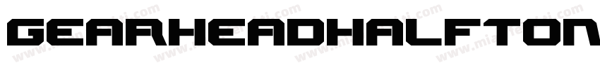 GearheadHalftone-ZD7l字体转换