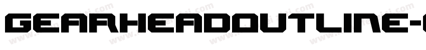 GearheadOutline-qP9d字体转换