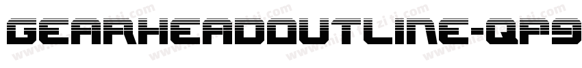 GearheadOutline-qP9d字体转换