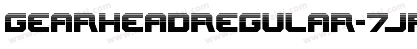 GearheadRegular-7JRE字体转换