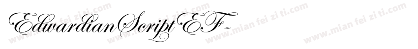 EdwardianScriptEF字体转换