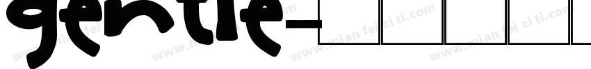 gentle字体转换