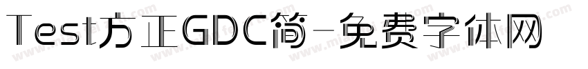 Test方正GDC简字体转换