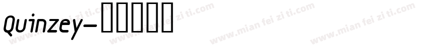 Quinzey字体转换