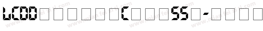 LCDDisplayCapsSSi字体转换